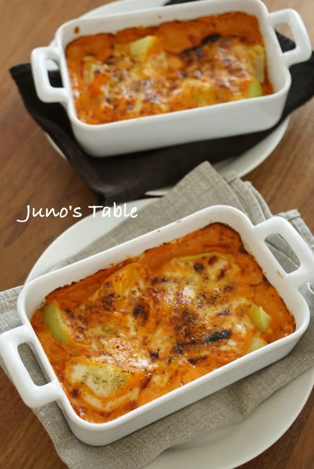 じゃがいものトマトクリームグラタン|Junさん