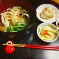 讃岐で生姜饂飩作って昼ごはん☀🍴