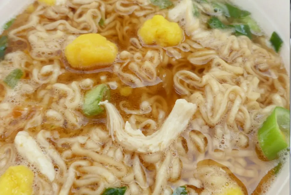 棒々鶏風チキンラーメン♪|深夜特急fさん