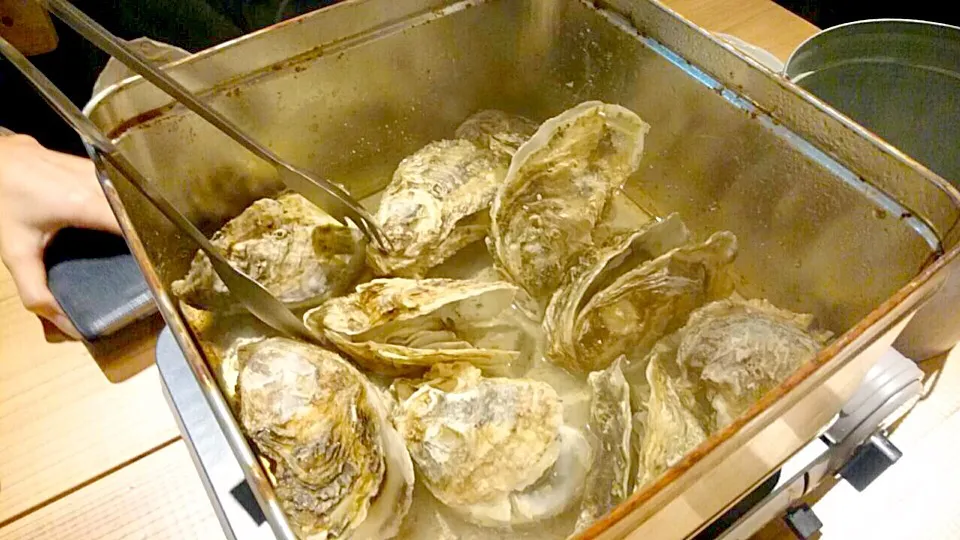 Boil oyster with white wine :)|reviliaさん