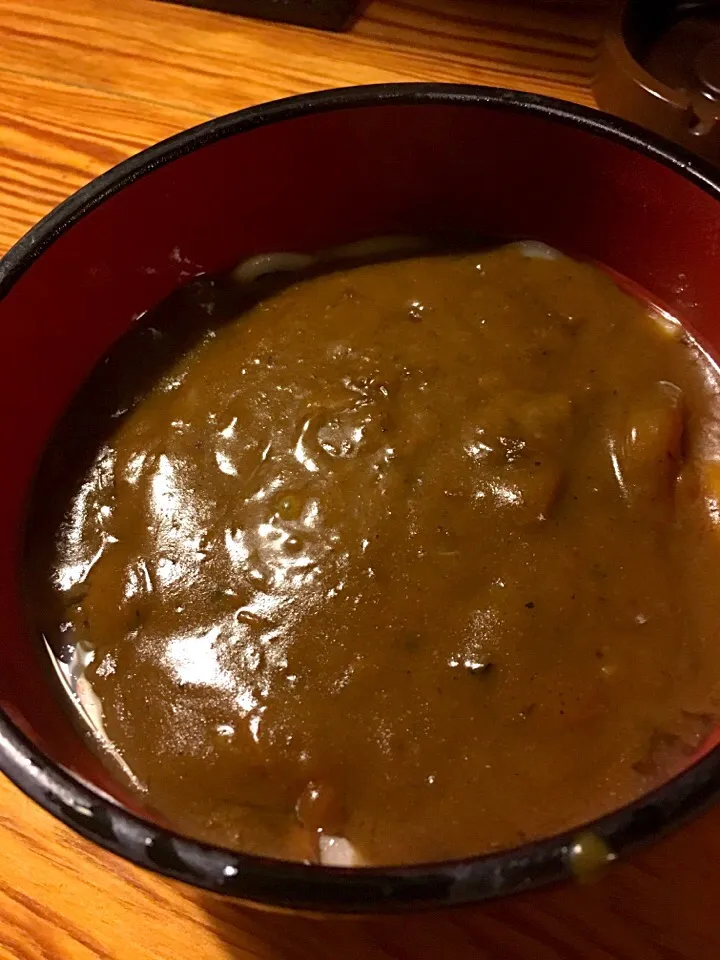 Snapdishの料理写真:二日目カレーうどん|Atsunobu Kuboさん