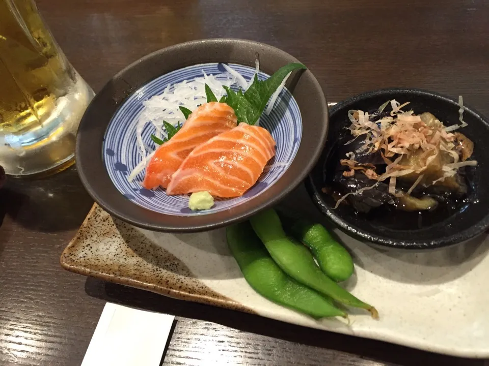 Snapdishの料理写真:ワンコイン生🍺セット|Kojiさん