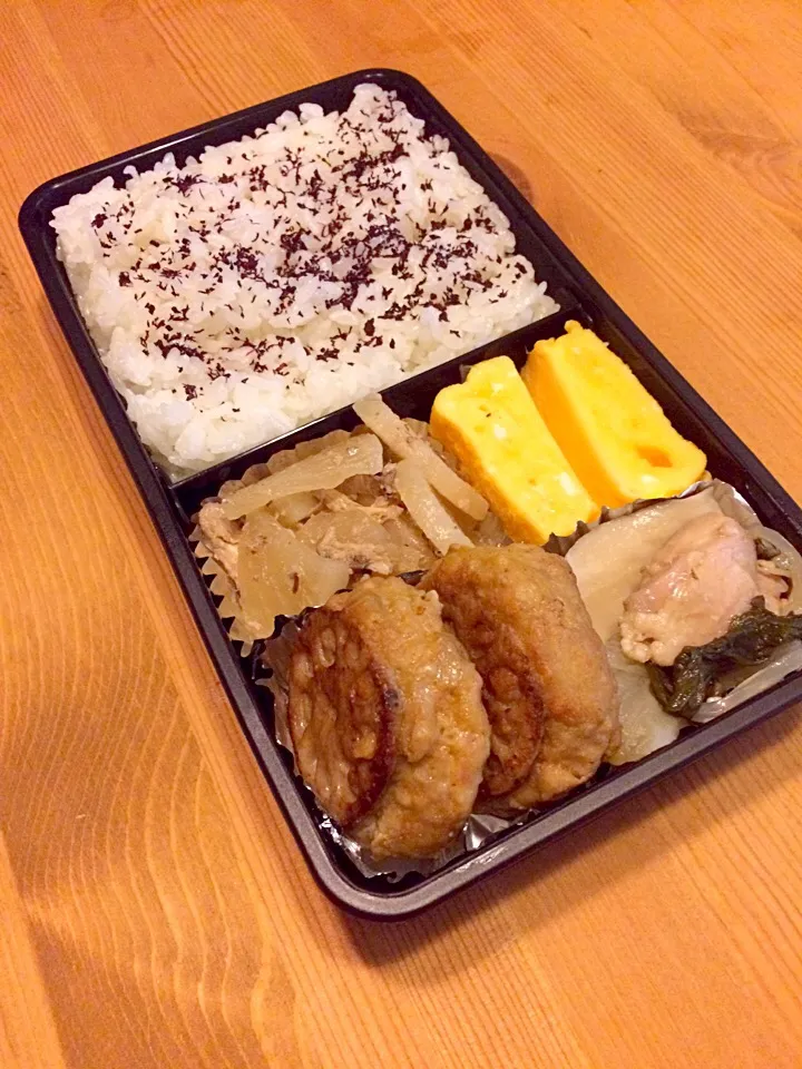 蓮根バーグ弁当🍱|meyou..さん