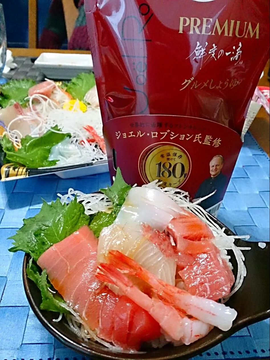 グルメ醤油を使ってミニ海鮮丼～|Reikoさん