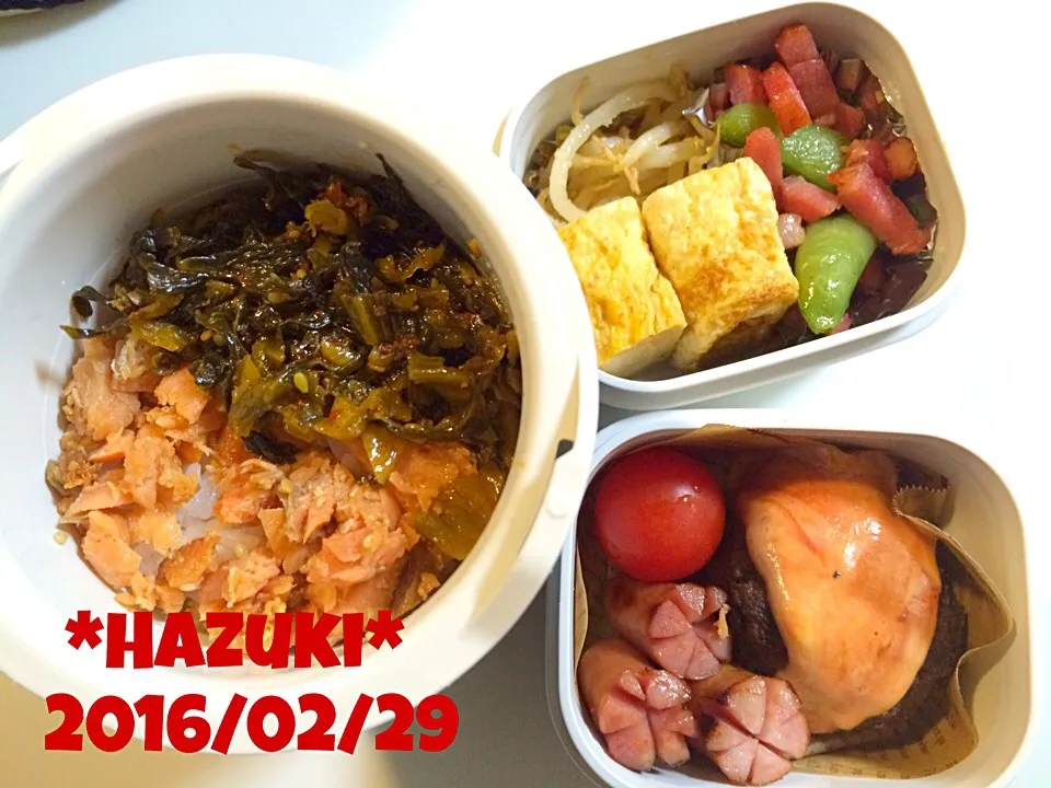 Snapdishの料理写真:2月29日(月) 高校生息子弁当🍱🍱|Hazukiさん