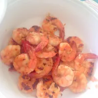 Garlic honey prawn|Rashidah Isaさん