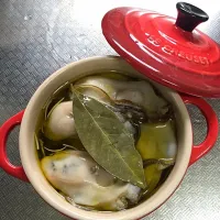 てつやさんの料理 牡蠣のオリーブオイル漬け|恵子さん