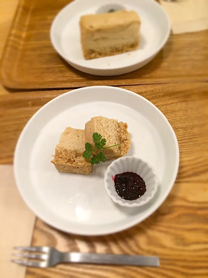 Vegan cheese cake(: omg so good.|Kikoさん