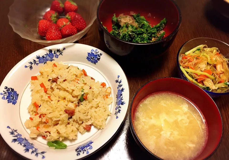 今日のお夕飯♫|江口亜梨子さん