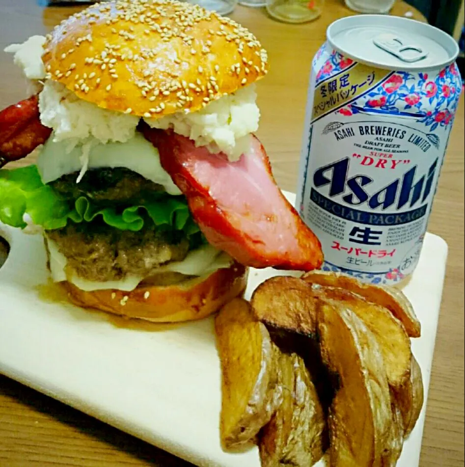 ４年に１度の肉🍖🍗の日！😍💕マックをインスパイアして、我が家流の『北のいいとこ牛っとバーガー🍔』😊✌|Yukiさん