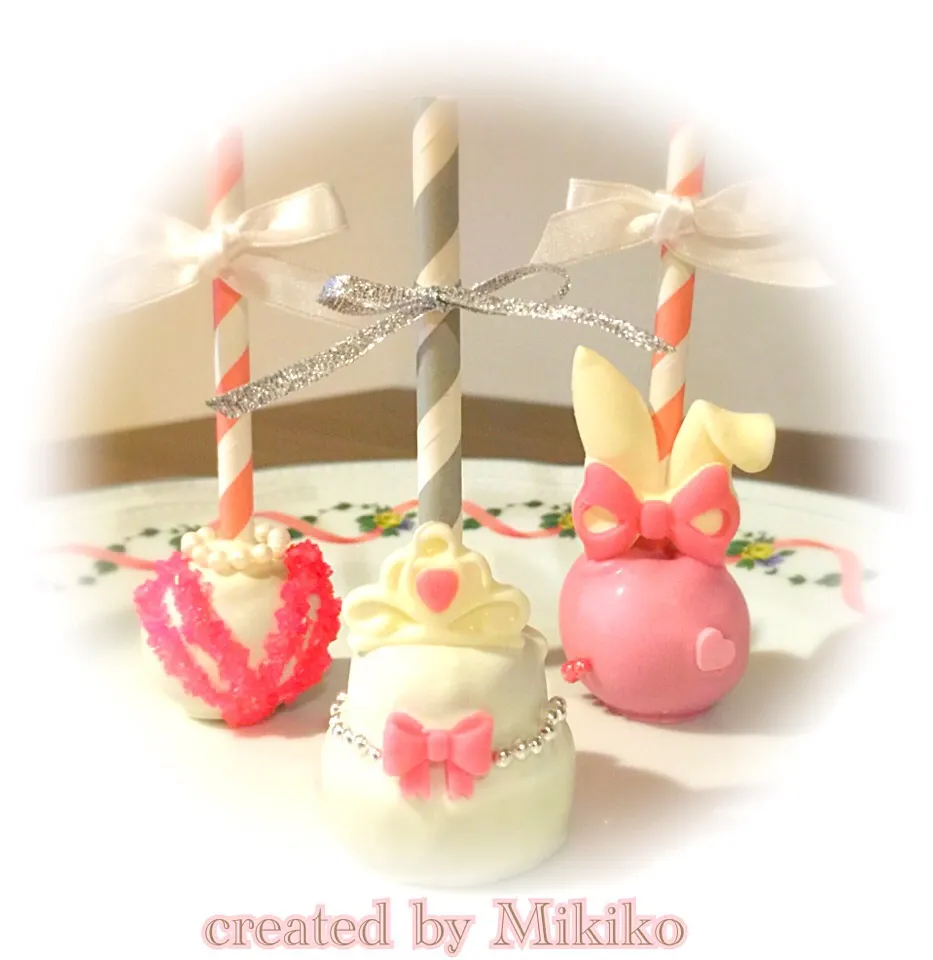 お雛さまcake pops|マダァムMikikoさん