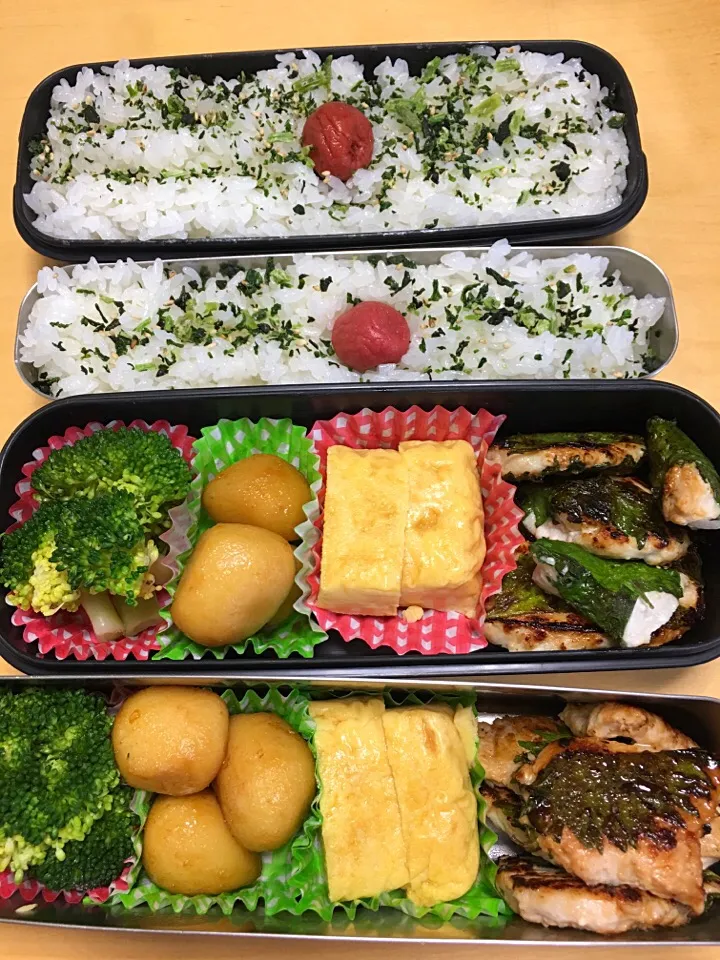 Snapdishの料理写真:胸肉の塩麹焼き 卵焼き 里芋の煮ころがし ブロッコリー弁当。|Kumiko Kimuraさん