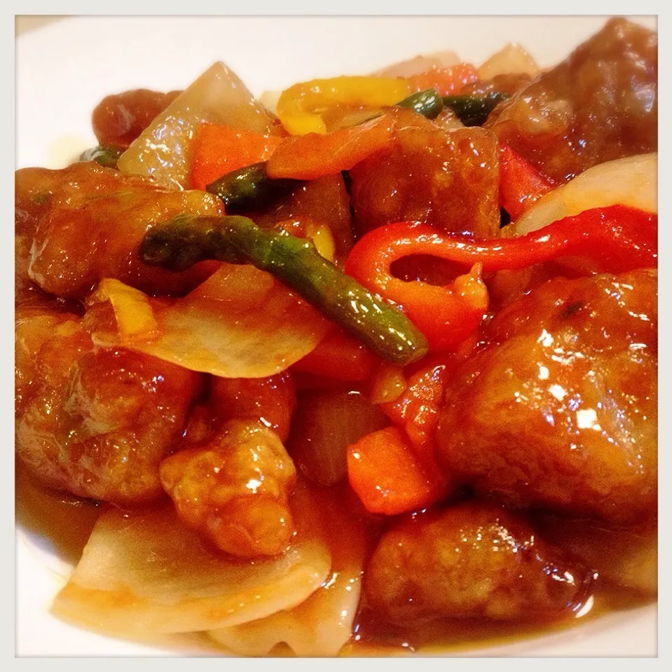 酢豚。Sweet and Sour Pork|toyamadaさん