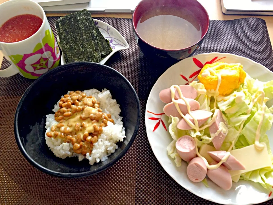 3月1日朝食兼昼食|ばぁさんさん