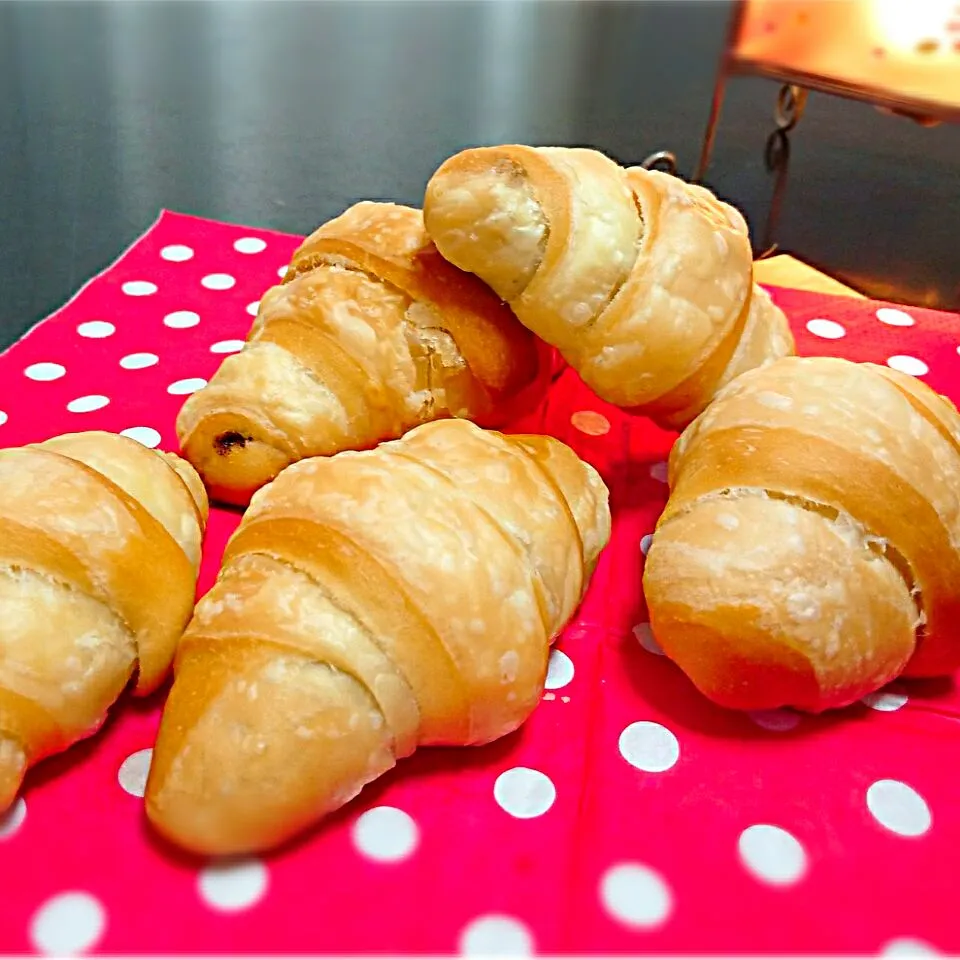 Snapdishの料理写真:チョコクロワッサン🎵
焼き立て～🎵|みーさん