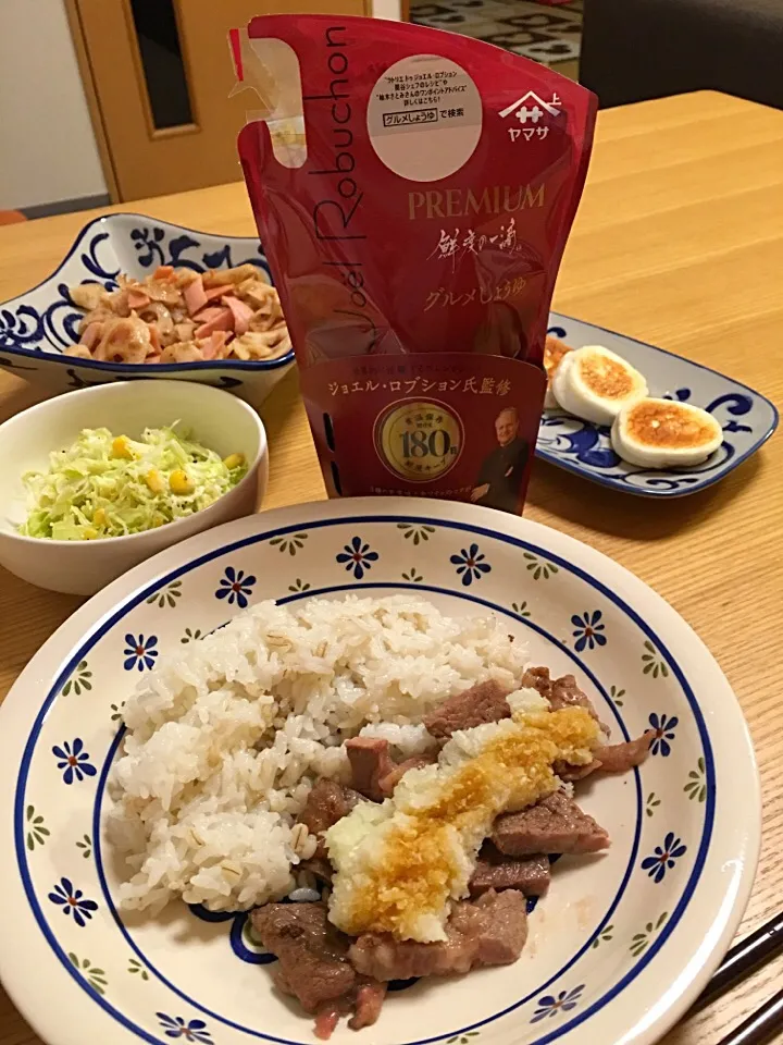 醤油の味が引き立つ和風牛ステーキ🎵|けんママさん