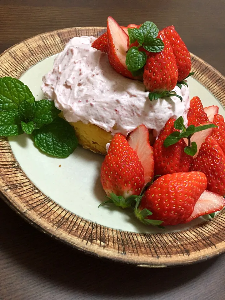 Snapdishの料理写真:ともちゃん👩👦🍒のチョコレートチーズケーキ♪1500投稿おめでとう〜🎉✨|ボンバーさん