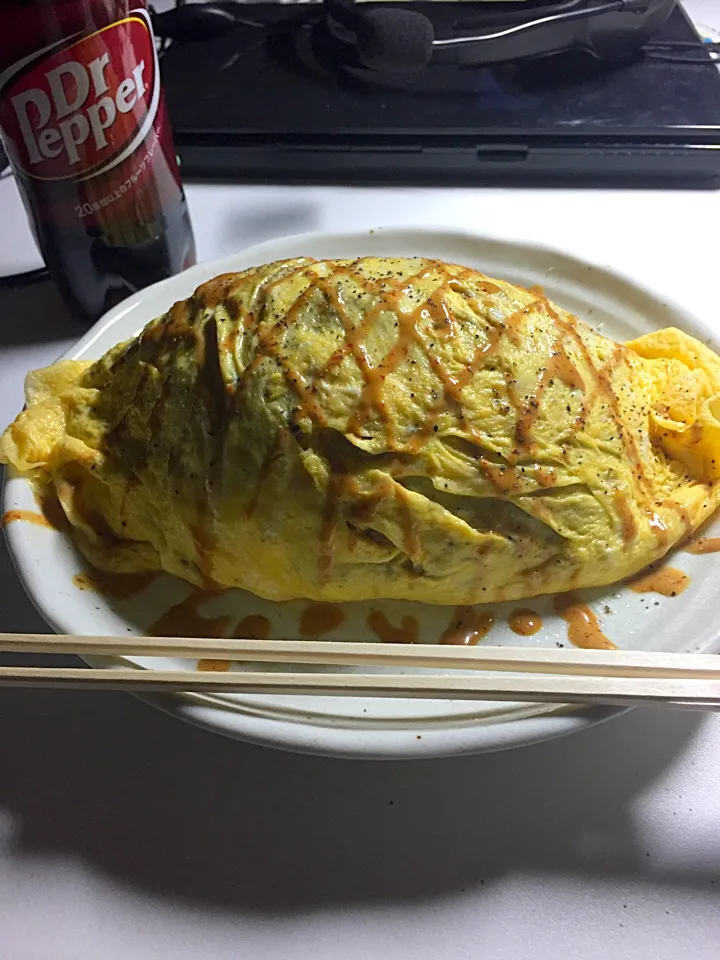 オムそば(焼きそばロール)|saikoさん