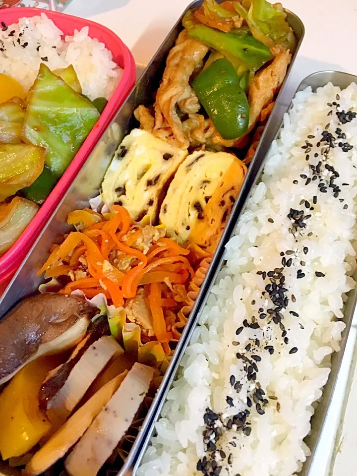 Snapdishの料理写真:野菜たっぷり弁当|エミリーさん