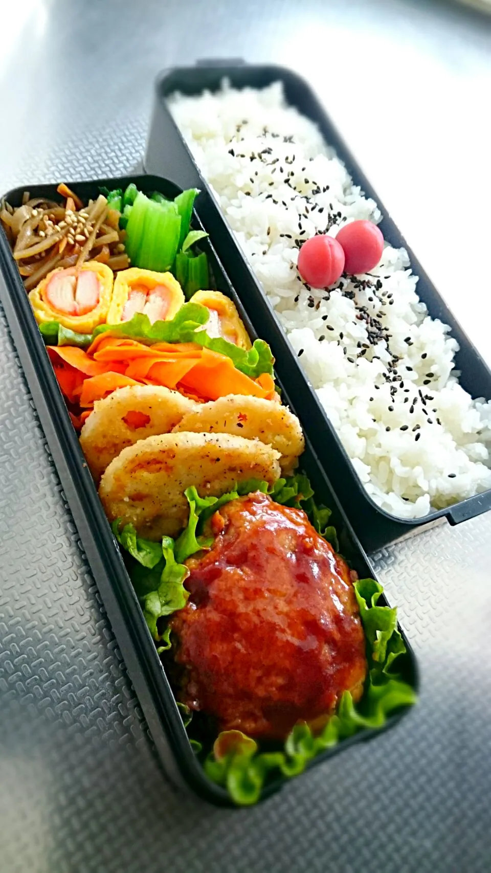 Snapdishの料理写真:高１息子のお弁当|salalaさん