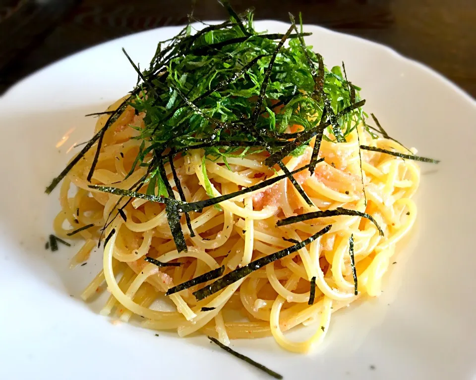 少し早めのランチは
                  「 明太子パスタ 」|muutさん