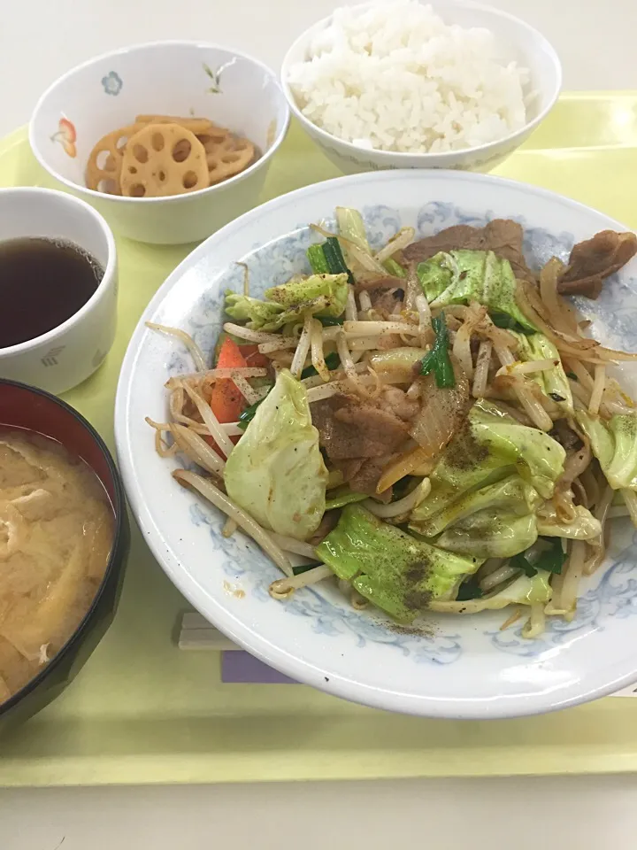 肉野菜炒め定食|wildcat山猫さん