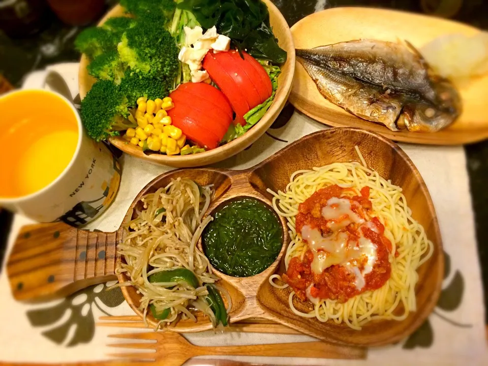 Okara noodles + meat sauce made of beans (: 🙅meat|Kikoさん