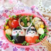 簡単♪基本の俵おにぎりでひな祭り弁当