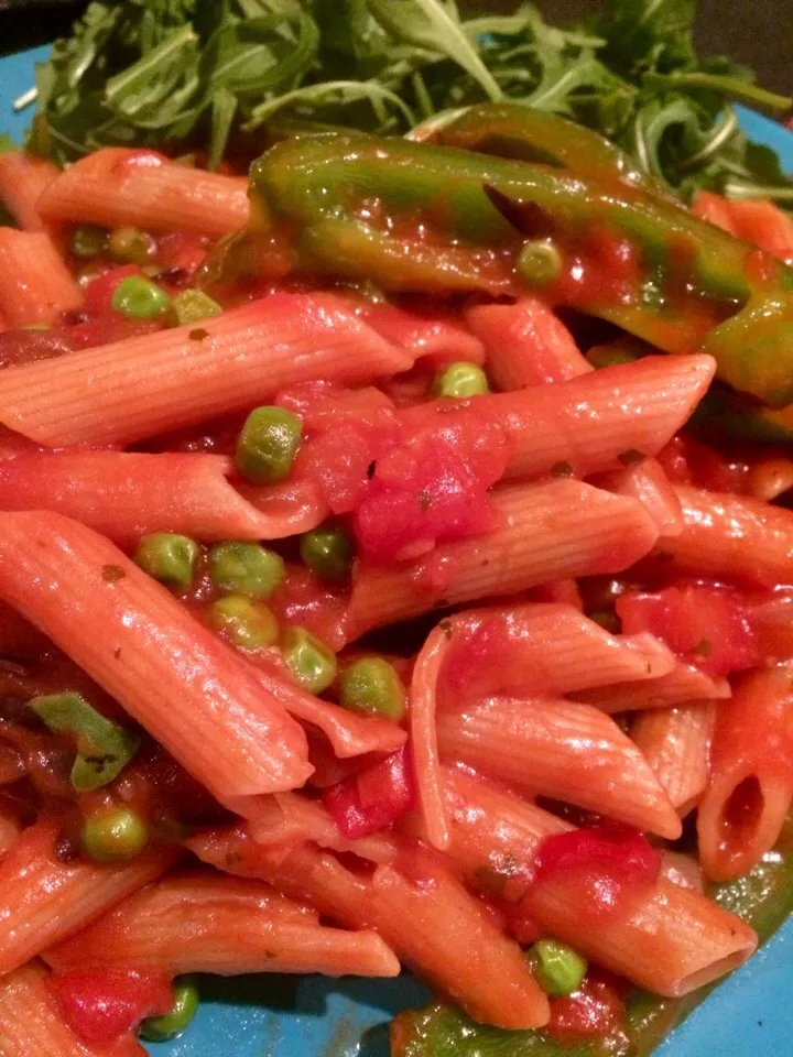 Pasta, pepper & peas|Nick Hiderさん