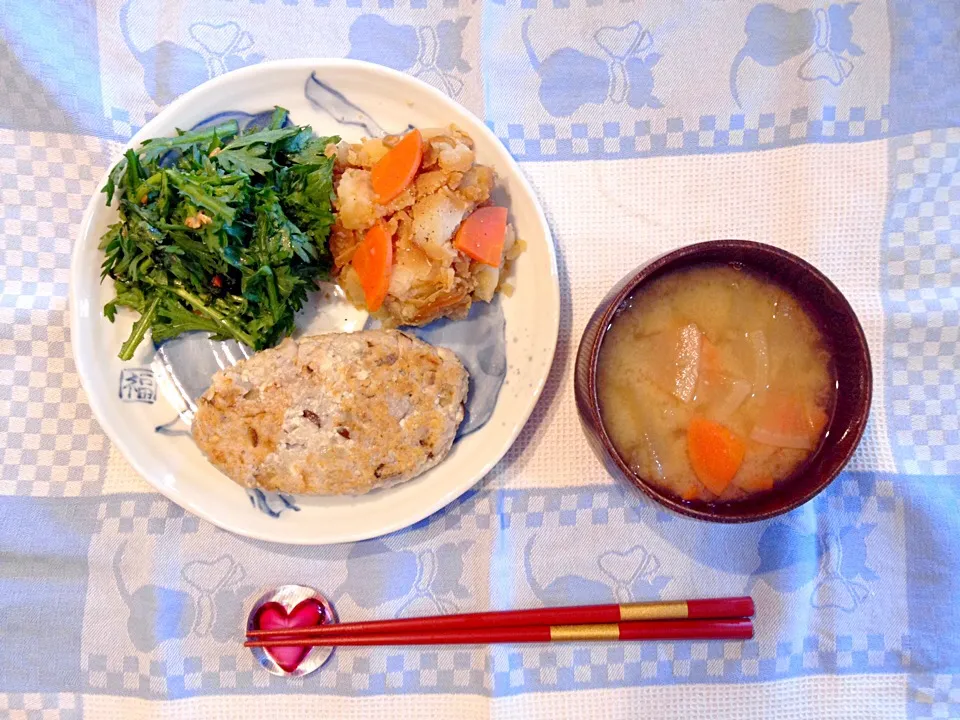 ベジ料理♡蓮根の豆腐ハンバーグ|みよさん