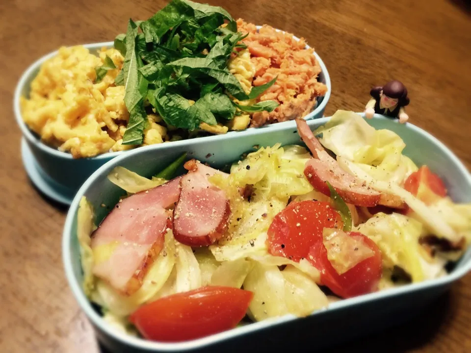 ひな祭り！の三色弁当（黄色しか作ってない）|もっつぁさん