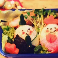 ひな祭りお弁当🎎🌸 MAAさんのキャラ弁を参考にしました！|zuhotinさん