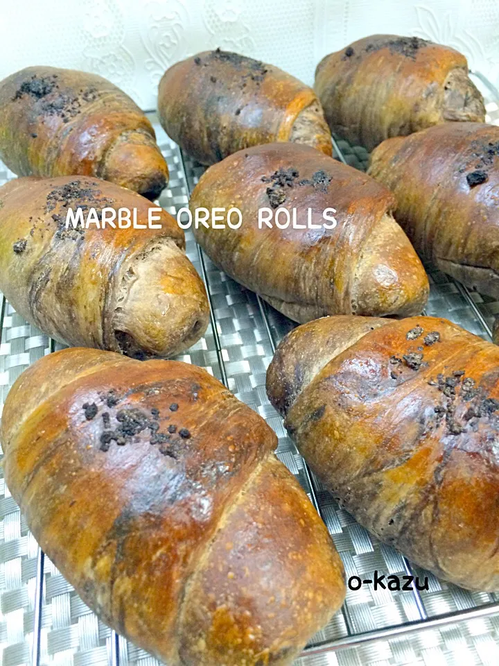 山本真希さんの料理 MARBLE OREO ROLLS 🌀|o-kazuさん