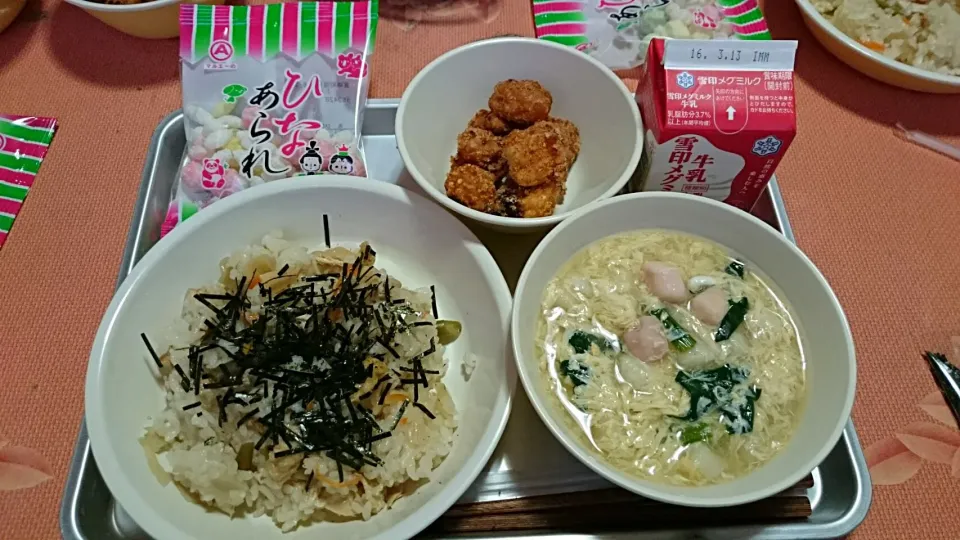 Snapdishの料理写真:今日の給食(3/3)🎎|えっちゃんさん