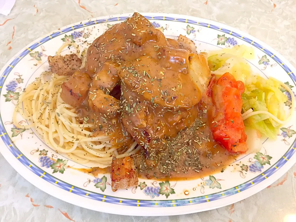 Chicken spaghetti|Sky Blueさん