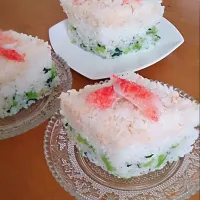 菱餅風ちらし寿司