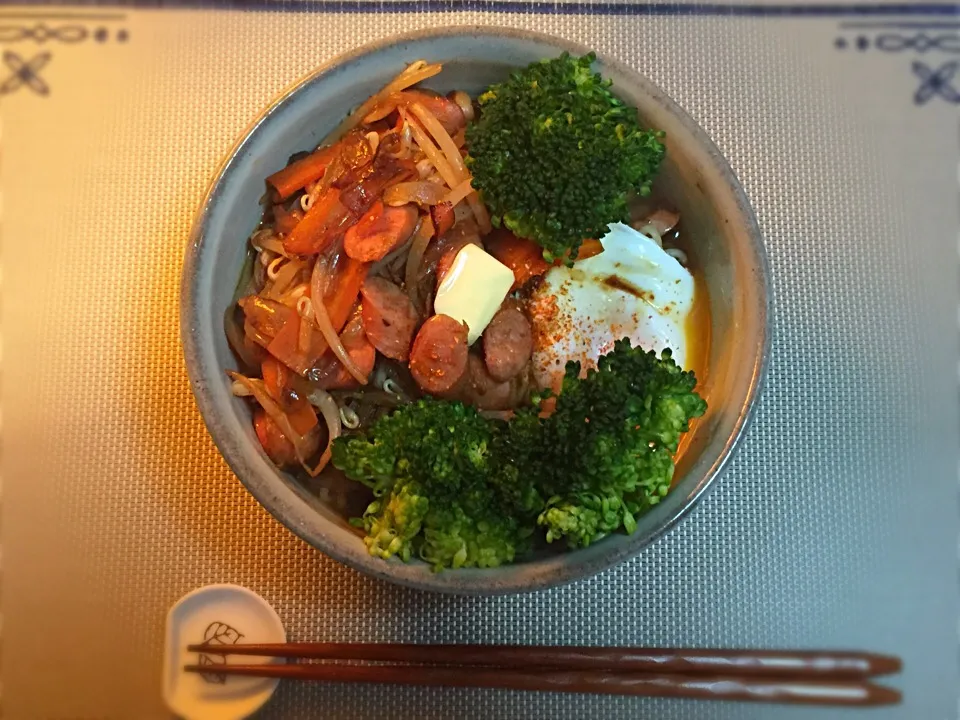 野菜たっぷり味噌ラーメン|マリさん