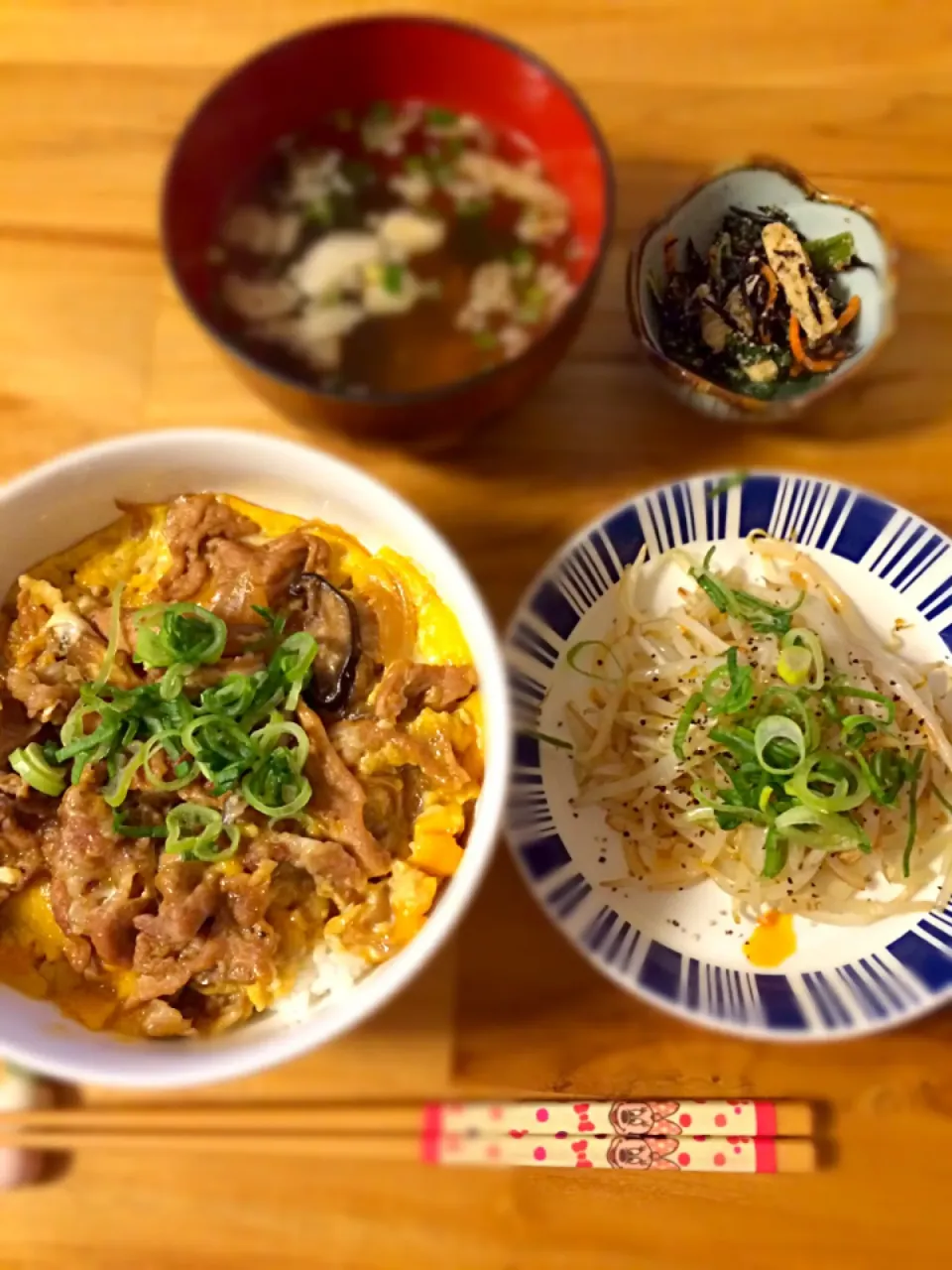 豚の他人丼と、もやしっっ|うーろんさん