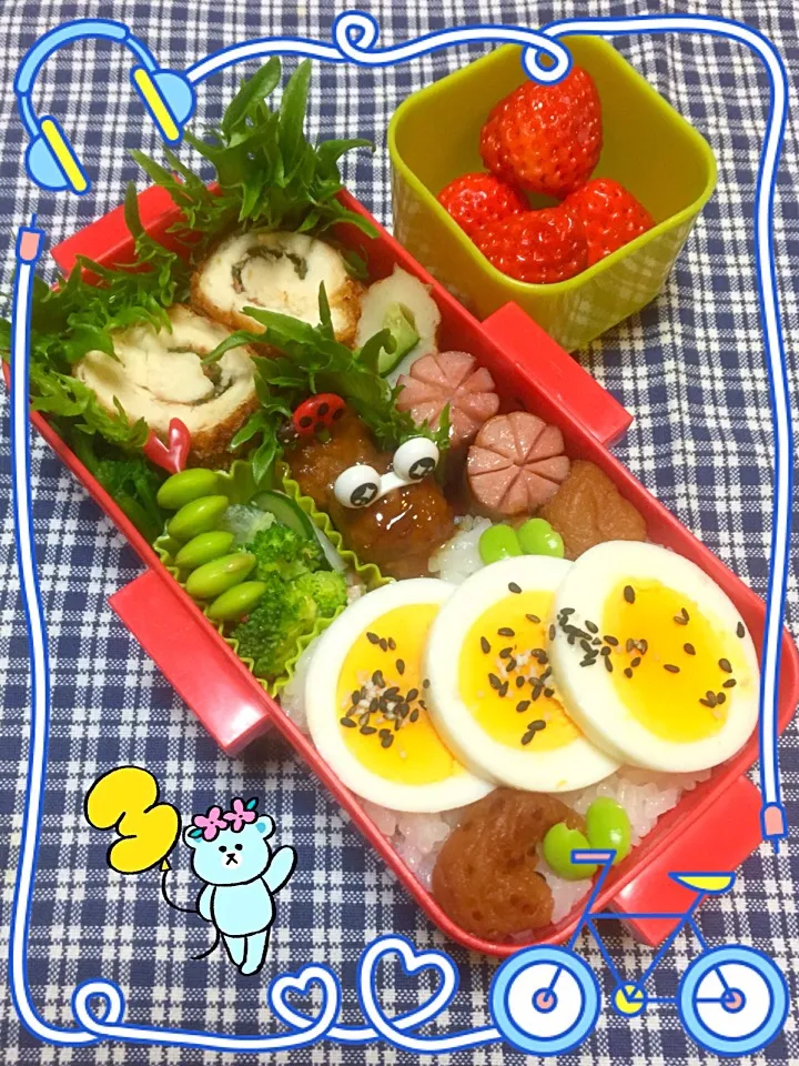 Snapdishの料理写真:高1娘のお弁当|Chiekoさん