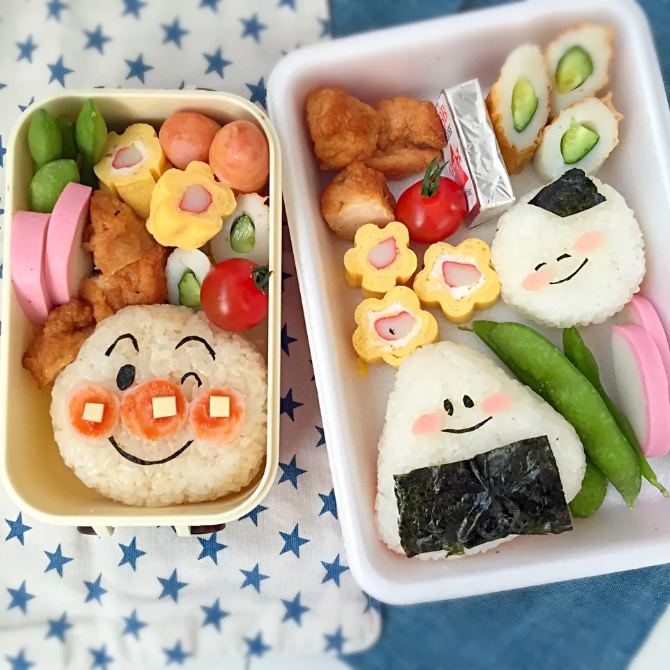 Snapdishの料理写真:付き添いママ、三男弁当☆|あけみさん