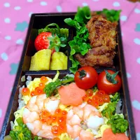 ひな祭りの残りでお弁当|みちすけさん