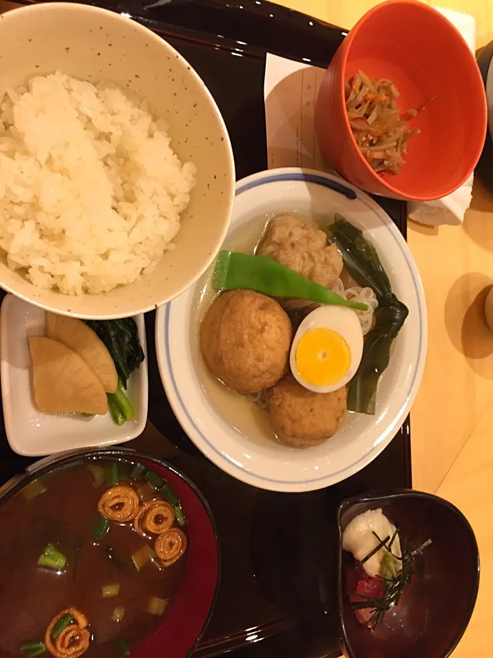 Snapdishの料理写真:おでん定食950円也|Nao K. Tさん