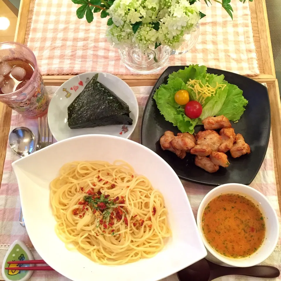 Snapdishの料理写真:3/4❤︎娘の晩ごはん❤︎|Makinsさん