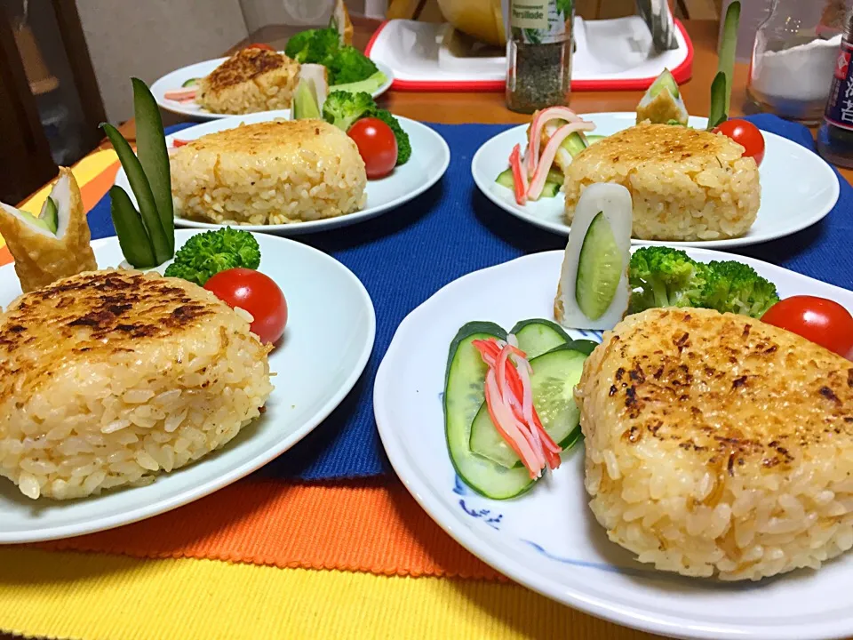 甘辛じゃこ玉子かけご飯焼きおにぎり！|Yukihiko Ishidaさん