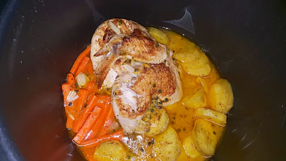 Slow-cooked passion fruit lemon Chicken|Serene Leeさん