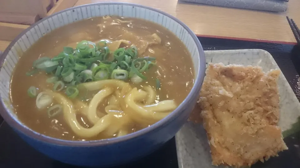 カレーうどん(大)＋かしわ天|サイファさん