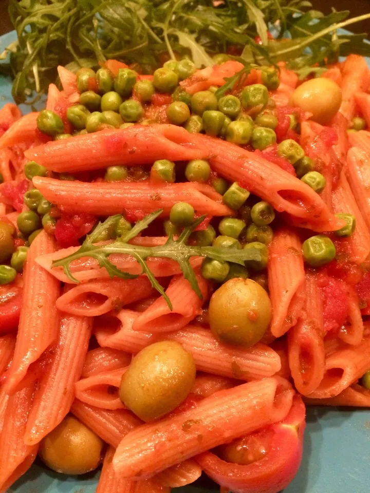 Pasta, peas & olives|Nick Hiderさん