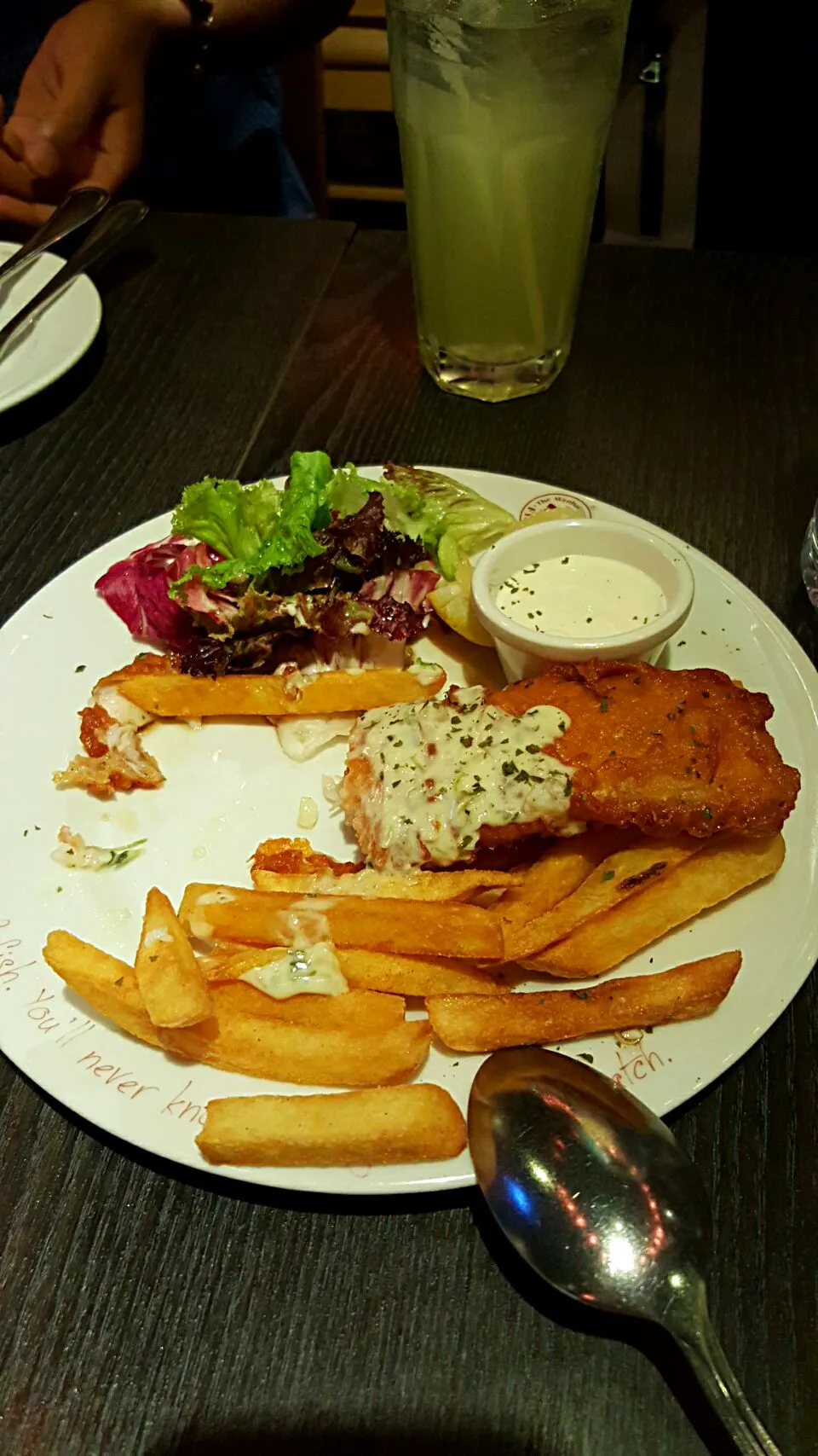 fried potato n fish.... NY style......|Geraldine Naychiyemarn Kyūketsukiさん