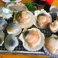 Snapdishの料理写真:海鮮浜焼き食べ放題✨|nさん