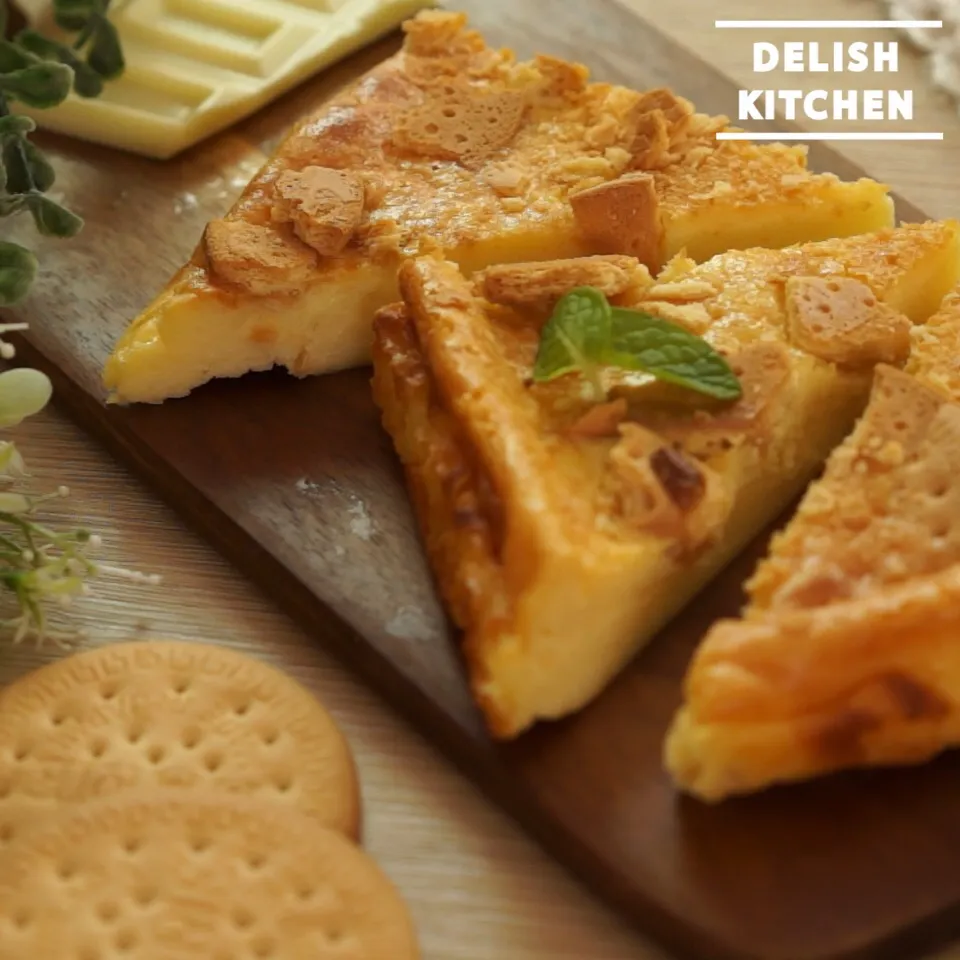 Snapdishの料理写真:【動画】ホワイトチョコレートチーズケーキ #delishkitchentv|DELISH KITCHENさん